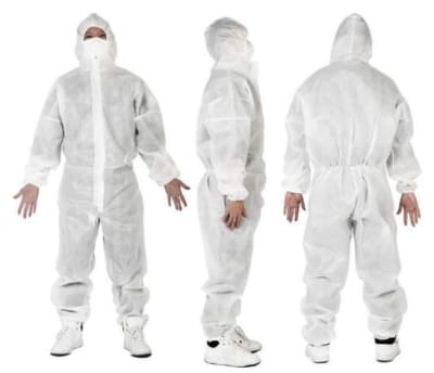 Buzo desechable blanco