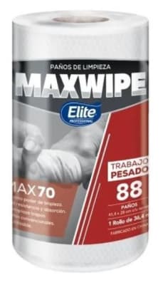 Paño maxwipe 70 rollo (88 u)
