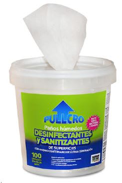 Paño desinfectante Pullcro 100 unid Paño desinfectante Pullcro 100 unid