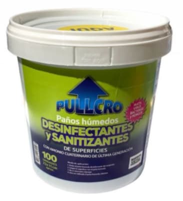 Paño desinfectante Pullcro 100 unid