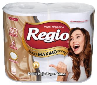 Papel higiénico Regio 4x50 mts Papel higiénico Regio 4x50 mts