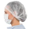 Gorro blanco clip 100 un1