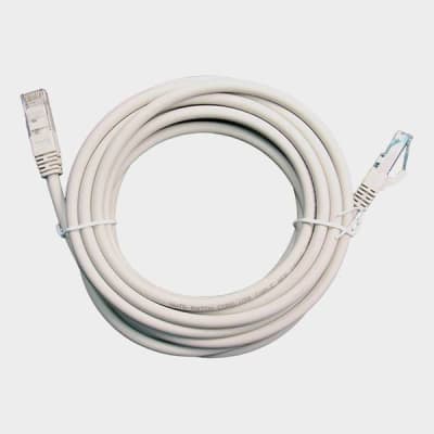 Cable Patch Cord Cat6 26AWG 5 metros Cobre LSZH Gris