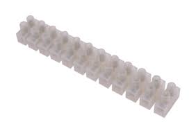 Regleta-Tornillos 380V-Max 10A-Max, 10-Ampere 12-Pares