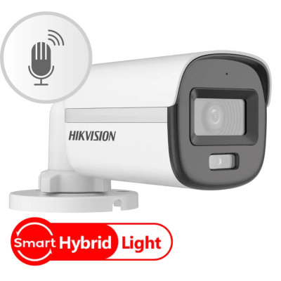Cámara TVI 2MP ColorVu Luz Blanca 40m DS-2CE12DF0T-F 2.8mm Hikvision