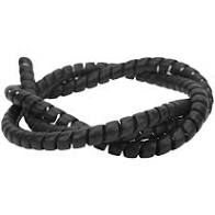 Espiral Atrapa Cable Ordenador Negro PE 12-19mt 12/15/0,85mm  LINKMADE2