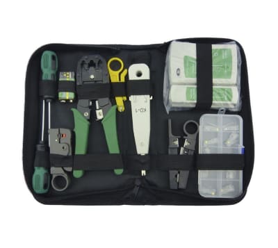 Set De Herramientas Para Redes RJ45-RJ11 Con Estuche De 11 Piezas.1