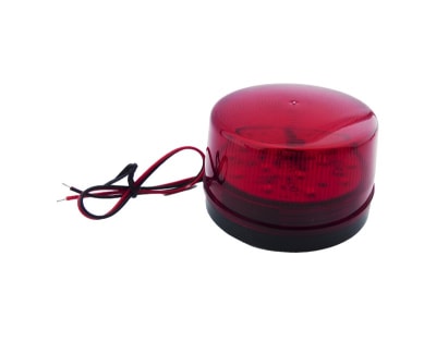 Baliza De 15 LED Strobo Mini De Luz Roja, 12 Volt.