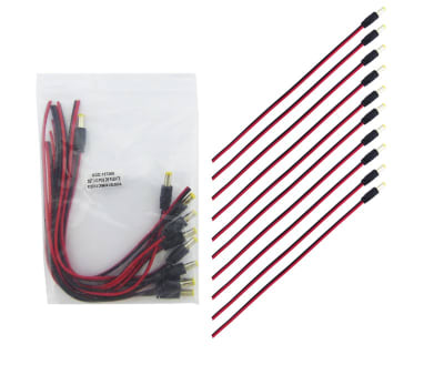 Cable DC a Terminal para fuente poder para CCTV x 10 Unidades