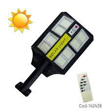 Foco Con Brazo Solar De 200 Watt Con 160 LED En 8 Placas1
