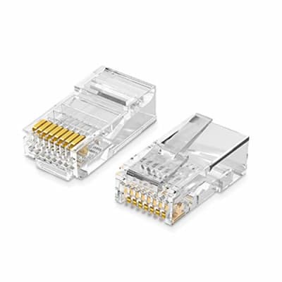 Conector Macho RJ45 Cat6 de cristal (10 uni.)