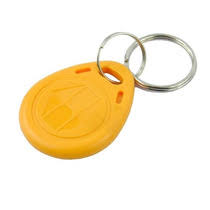 Llavero RFID Identificación de Lectura 125khz EM4100 TK4100 Token AMARILLO