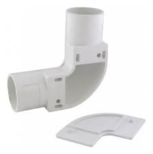 Codo con Tapa para Tubo PVC Blanco 20mm