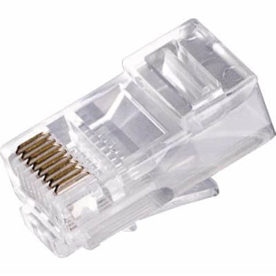 Conector RJ45 cat6 Unifilar/Multifilar x Unidad1