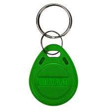 Llavero RFID Identificación de Lectura 125khz EM4100 TK4100 Token VERDE