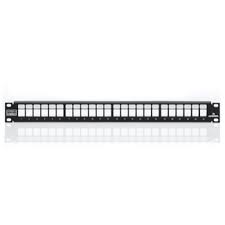 Patch Panel, Placa Panel F/UTP 24P 4S255-S24, Blindaje protección EMI / RFI1