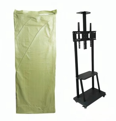 Soporte De TV De 40 A 75 Pulgadas, Rack Tipo Pedestal Full Con Ruedas Y Altura Maxima 2.10 Mts1