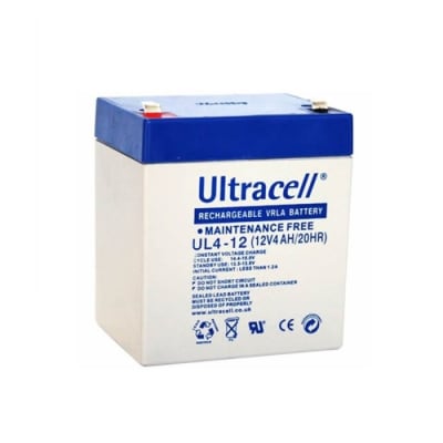 Pack OFERTA 10 unidades Batería 12V 4.0 A/H AGM ULTRACELL modelo UL4-12