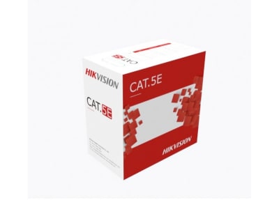 Cable UTP Cat5e Exterior 305m DS-1LN5EO-UU/E Negro Hikvision