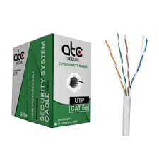 Cable UTP Cat5e Exterior Negro 305MT PE 0.50mm