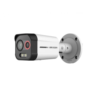 Camara IP 4MP Biespectro Termico Y Optico Luz 30M DS-2TD2608-2/QA Hikvision