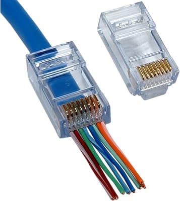 Conector RJ45 EZ macho crimpeable CAT6 x 10 unidades