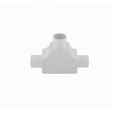 Tee con Tapa para Tubo PVC Blanco Derivacion en T. 25mm1