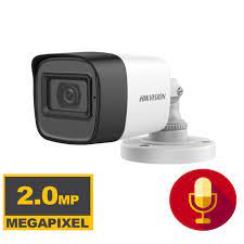 CAMARA BULLET TVI 2MP, IR25M, C/Audio, IP67, MODELO DS-2CE16D0T-ITPFS (2.8mm)
