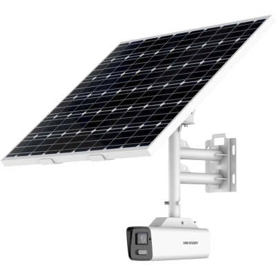 Cámara solar IP Bullet 4MP 4G motorizada varifocal 2.8 a 12mm IR 30 METROS IP66 DS-2XS6A46G1-IZS/C36S801