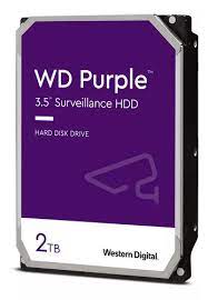 Disco Duro interno Western Digital Purple WD23PURZ 2TB 256mb Surveillance 5400rpm