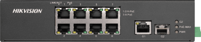 SWITCH 8P DIN NG 2XPOE++(GE) 6XPOE+(GE) 2XSFP(GE) 110W