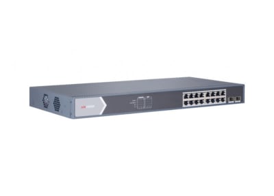 Switch 16 Canales GE PoE No Administrado DS-3E0518P-E/M Hikvision1