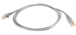 CABLE PATCH INYECTADO MULTIFILAR 1,5MT CAT5E GRIS LSZH