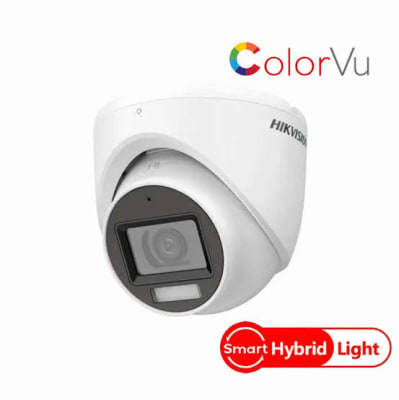 Turret TVI 2MP ColorVu Smart Dual Light 20m Lente 2.8mm Hikvision1