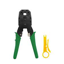 Herramienta crimpeadora Universal, RJ45, RJ12, RJ11, 3 En 1 C/punchadora1