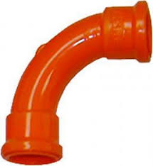 Curva 90° Conduit cementar inyectada Naranja 20mm