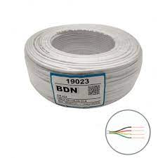 CABLE PIN 4 HILOS COBRE 100 METROS BLANCO