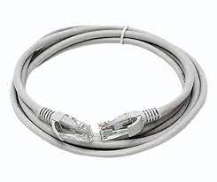 Cable Patch Cord Cat6 26AWG 1metro Cobre LSZH Gris