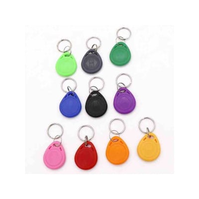 Llavero RFID Identificación de Lectura 125khz EM4100 TK4100 Token MULTICOLOR