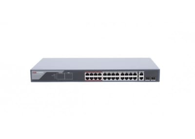 Switch 24 Puertos PoE Ethernet DS-3E1326P-EI V2 Hikvision