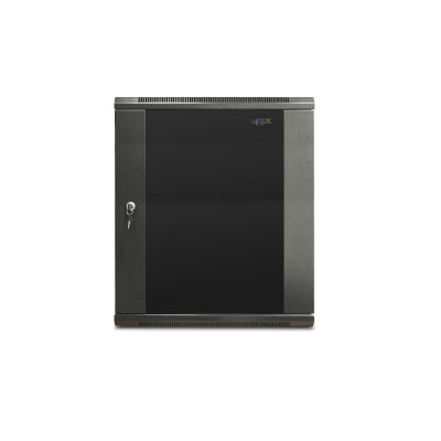 Gabinete /Rack mural armable 18U, c/llave, distancia entre rieles 19” (18Ux600)