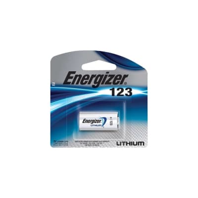Pila ENERGIZER 3v Lithium para Alarmas, Fotografía, CCTV y más Cr123A