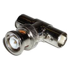 Conector BNC TEE 2-BNC-Hembra 1-BNC-Macho1