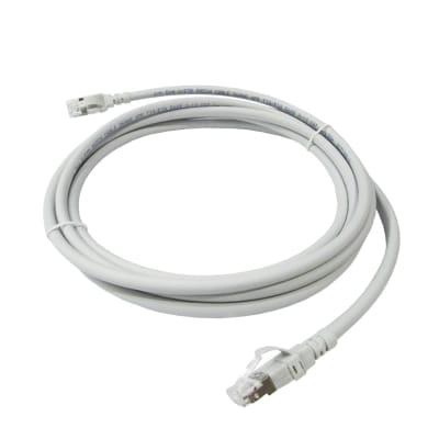 Cable Patch Cord Cat6 26AWG 3 metros Cobre LSZH Gris