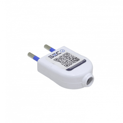 Enchufe Macho Volante Blanco 2P 10A sin-Tierra SL1001 KC445401