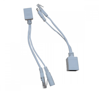 Inyector PoE Pasivo 10/100 Splitter UTP Plug/Jack-5,5x2,1mm1
