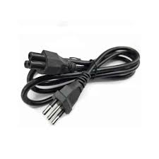 CABLE PODER TREBOL 0.6MT CONECTOR  NEGRO