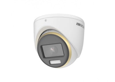 CAMARA DOMO TVI 2MP ColorVu Luz 20M Con Micro. DS-2CE70DF3T-MFS1