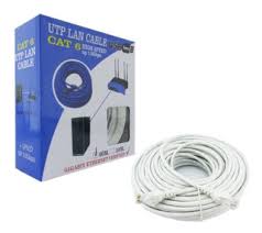 Cable de Red Cat6E, De 50 Metros. Alta Calidad. En Caja.