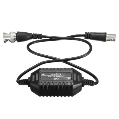 Video Balun aislador de tierra de vídeo Coaxial, Balun BNC macho a hembra para cámara CCTV